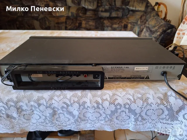 LUXMAN STEREO T-92L.DIGITAL STEREO TUNER.16 MEMORY., снимка 5 - Ресийвъри, усилватели, смесителни пултове - 55582416
