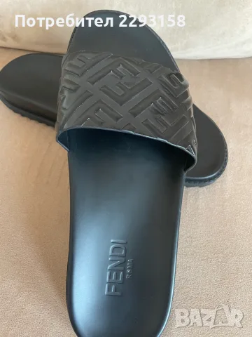 Мъжки чехли Fendi, снимка 2 - Мъжки чехли - 55651921
