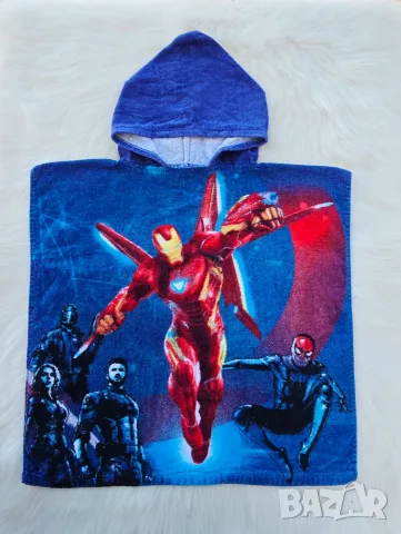 Детско пончо Marvel Avengers, снимка 4 - За банята - 55678284