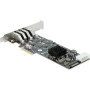 Delock PCI Express x4 карта към 4 x външни SuperSpeed ​​​​USB (USB 3.2 Gen 1) USB Type-A женски, чет, снимка 2