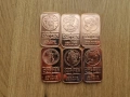 💵 1 oz медна монета – 999 медно кюлче copper coin copper bar, снимка 1