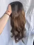 НОВА Кафява естествена перука! 100% високо качество, снимка 3