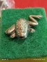 Винтидж сребърна брошка ЖАБА 🐸 Авторско ретро Арт бижу 19801, снимка 1