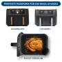 Силиконова форма за фритюрник Ninja Air Fryer, 2 бр., 2.5 мм, без BPA, съвместима с Foodi Max НОВИ, снимка 3