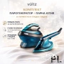 Комплект парна станция 3200W + уред за гладене с пара 2 в 1 1800W керамична плоча, снимка 2