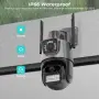 6 Mpx. Двойна вътрешна/външна WIFI камера за наблюдение, снимка 11