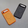 iPhone 17 Air кейс гръб MagSafe черен и оранжев , снимка 4