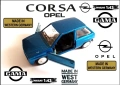 OPEL CORSA-SR - GAMA Made in West Germany 1:43, снимка 1