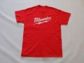 работна тениска milwaukee work wear блуза потник фанела худи горнище екип елек яке мъжка червена L, снимка 1