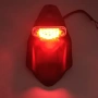 Заден калник за мотор с LED стоп 12V – Ендуро/Мотокрос опашка, ABS, черен, 33x11 см 10135, снимка 12