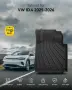 Комплект стелки за под и багажник 3W за VW ID.4 2025-2026, черен TPE, снимка 2