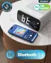 Повечето Bluetooth будилници с безжично зареждане | Нощно часовник за спалня с 10W мощност FM радио , снимка 4
