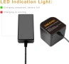 Shentec Комплект заядно с 2 батерии 3.5ah 6v за Paslode 404717, снимка 3