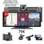 Мултимедия CarPlay Android/iOS Auto 10.26" с 2 камери, DVR запис и безжична връзка, снимка 1