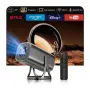 Мини проектор 4K, фино покритие, 22000L, Wifi 6, мобилен, 270°, снимка 1
