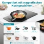 Индукционен котлон AMZCHEF 2 зони за готвене и гъвкава зона FlexZone, монтаж вграден или настолен, снимка 3