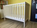 Бебешко легло ИКЕА (кошара IKEA) креватче с матрак 60x120 см, 2 нива, снимка 6