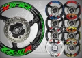 Kawasaki ZX-10R кантове и надписи за джанти, снимка 1