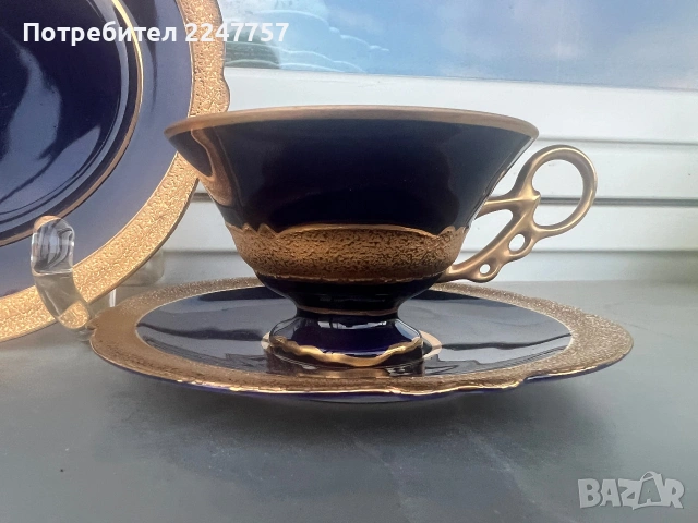 Троен сет Meissen handgemalt , снимка 9 - Антикварни и старинни предмети - 55075237