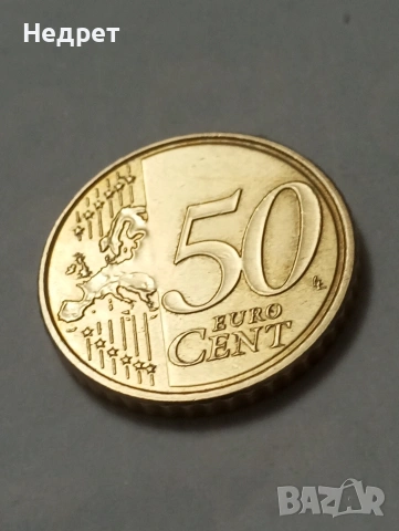 50 евро цента 2024г. Франция., снимка 2 - Нумизматика и бонистика - 54393310