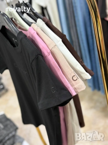 Calvin Klein Jeans Нова Черна Дамска Тениска , снимка 2 - Тениски - 54124476
