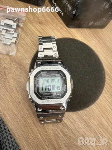 Casio G-Shock GMW-B5000D-1ER "Full Metal Square" – Оригинален, Пълен Комплект, снимка 7 - Мъжки - 54995212