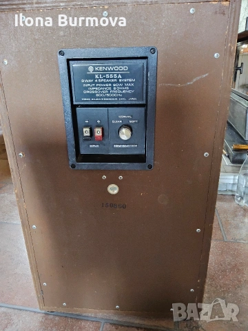 ТОНКОЛОНИ "KENWOOD" KL-555 A-2 БР. ИЗПРАВНИ-300 EURO, снимка 3 - Тонколони - 54277235