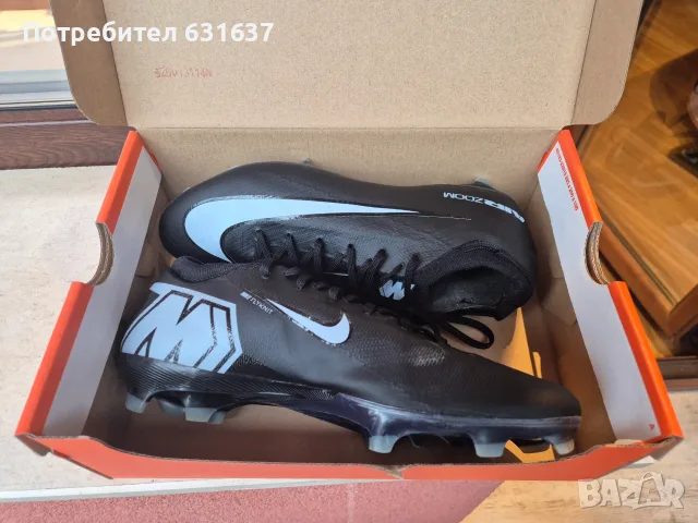 Бутонки за футбол Nike Mercurial Zoom Vapor 16 Pro FG - черен, снимка 7 - Футбол - 55353719