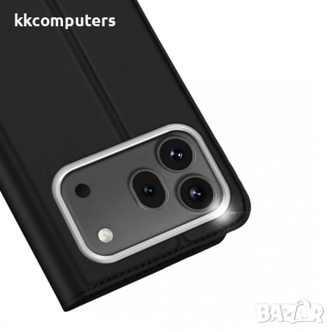 DUX DUCIS Skin Pro Кожен Калъф за Honor 600 Pro 5G / 600 5G - Слот за карта, Стойка, Скрит магнит, снимка 4 - Калъфи, кейсове - 54303251