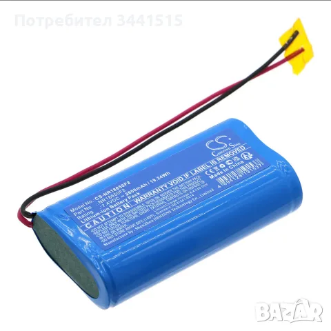Батерия Li-Ion 7.4V 2600mAh 18650 2S1P CameronSino CS-NR18650F2 , снимка 5 - Оригинални батерии - 53507433