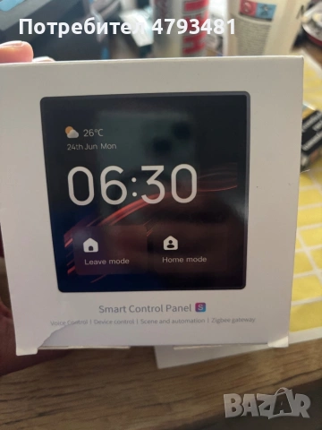 Панел за управление/автоматизация 4 инча, Wi-Fi, Smart Home, Bluetooth, Tuya, ZigBee 3.0, Amazon Ale