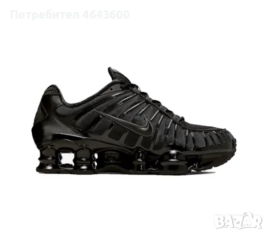 Nike Shox TL Black Metallic Hematite, снимка 4 - Маратонки - 55692646