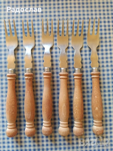 комплект вилици Петко Денев , снимка 2 - Прибори за хранене, готвене и сервиране - 54310636