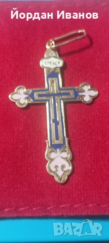 Златен антикварен кръст , снимка 4 - Колиета, медальони, синджири - 54095142