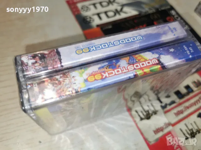 WOODSTOCK 99 X2 ORIGINAL TAPE 2107262125H2E7R, снимка 2 - Аудио касети - 55365511