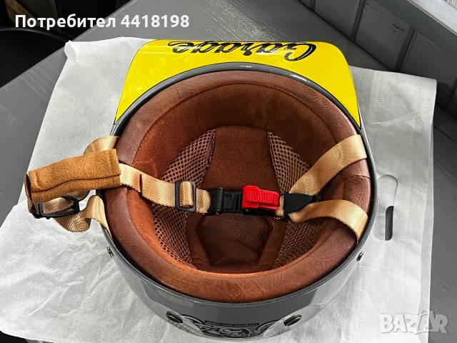 Мото каска indian retro, снимка 5 - Аксесоари и консумативи - 55207890