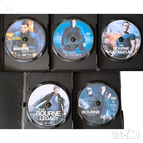 Джейсън Борн DVD -R колекция с бг аудио , снимка 4 - DVD филми - 54543483