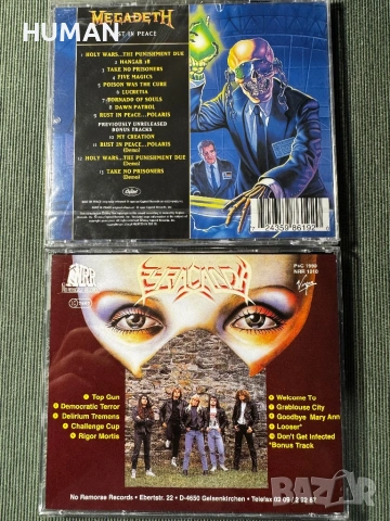 Megadeth - Violence - Sonata Arctica - Pyracanda - Sodom , снимка 10 - CD дискове - 54526476