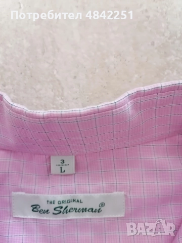 Мъжка риза Ben Sherman, размер L, като нова , снимка 3 - Ризи - 55000152