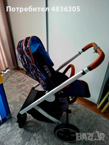 Бебешка количка Cybex Balios S FE VALUES FOR LIFE Trust blue, снимка 5 - Детски колички - 54654328