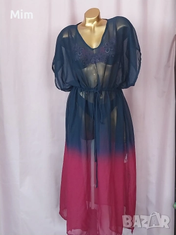 VRS 2/3XL Ефирна рокля в преливащи цветове 