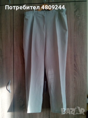 Дълъг дамски панталон   /бяло-сив/ - № 58, снимка 5 - Панталони - 54326336