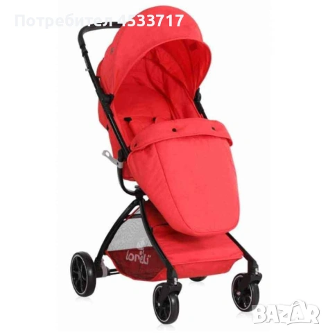 лятната количка Lorelli Sport червена нова