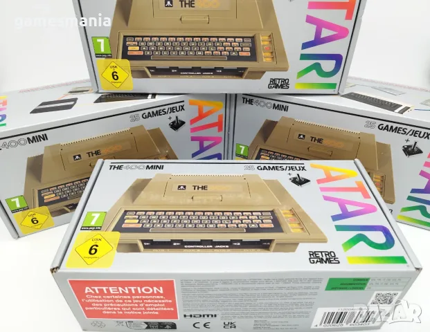  НОВИ ! Мини конзола Atari - The 400 Mini/ За Колекционери!, снимка 6 - Други игри и конзоли - 55478484