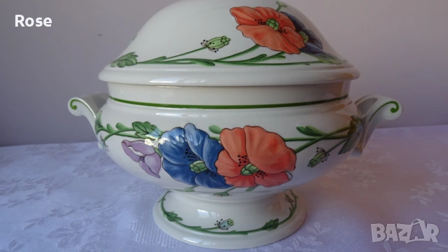 Супник - 2 литра , Villeroy & Boch Amapola 1980г., снимка 3 - Сервизи - 54967936