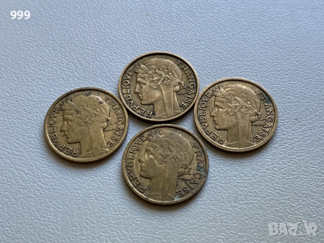  лот 50 сантима 1922 - 1927 и 1931 - 1938 * 1 франк 1922, 1923, 1924 Франция, снимка 5 - Нумизматика и бонистика - 51974673