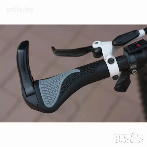 Ергономични MTB ръкохватки с рога и Lock-On система | За велосипед и електрическа тротинетка 10177, снимка 5 - Велосипеди - 54659933