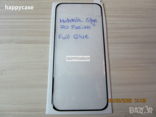 Motorola Edge 70 Fusion / Edge 60 / 60 Pro / 60 Fusion / 3D Full Glue Извит стъклен протектор, снимка 9 - Фолия, протектори - 50646008