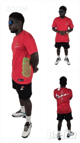 Nike Max 90 Graphic Tee 3D Мъжка тениска / T-shirt & Nike French terry Originals shorts, снимка 10 - Тениски - 54059827