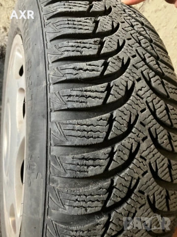 зимни гуми KUMHO 185/65/ 15 с железни джанти и тасове БМВ, снимка 4 - Гуми и джанти - 54780680